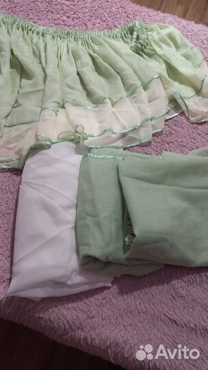 Комплект шторы и тюль бу