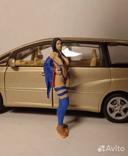 Фигурка девушка гейша ню эротика 1/43