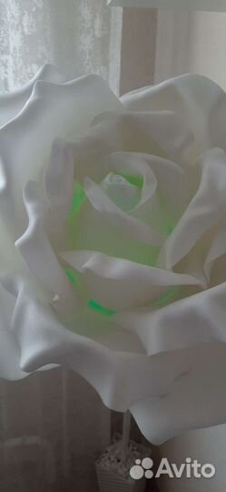 Светильник из изолона, торшер, лампа