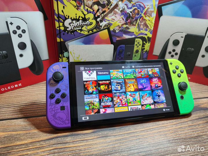 Nintendo Switch Oled, новые прошитые