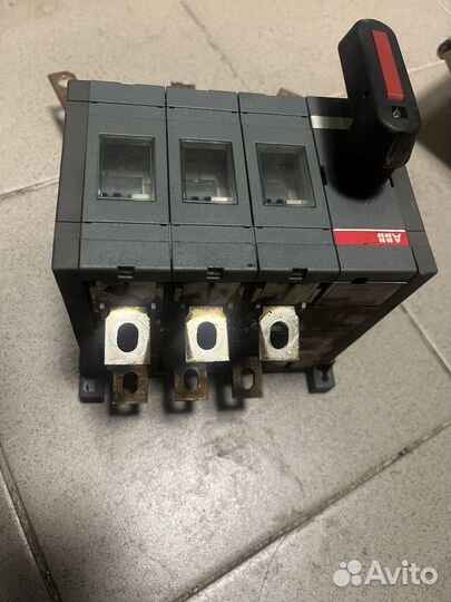 Реверсивный рубильник abb