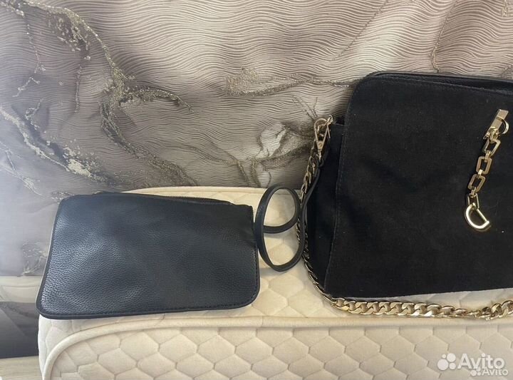 Сумка женская замшевая