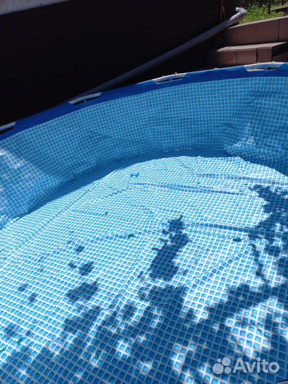 Каркасный бассейн intex бу