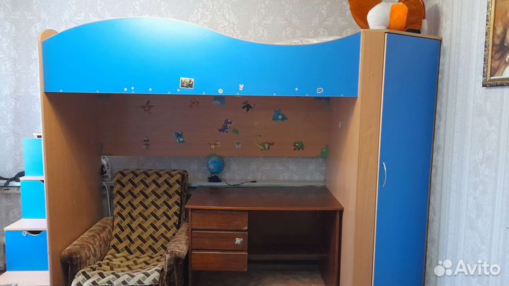 Кровать чердак