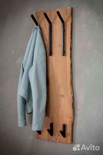 Вешалка настенная из слэба