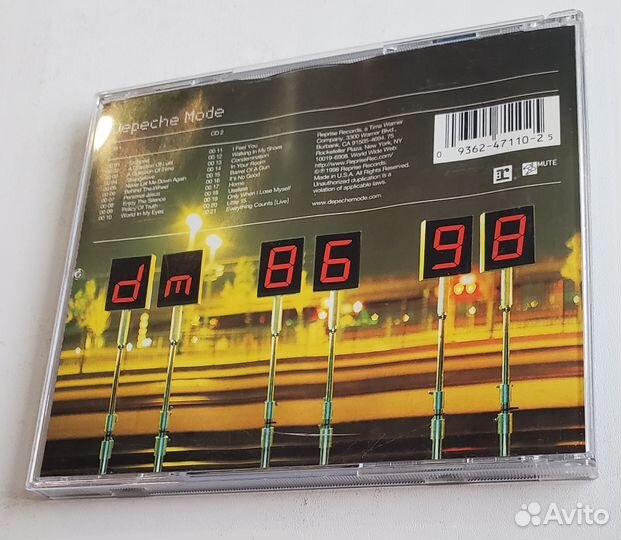 Depeche Mode, The Singles 86-98, Original CD