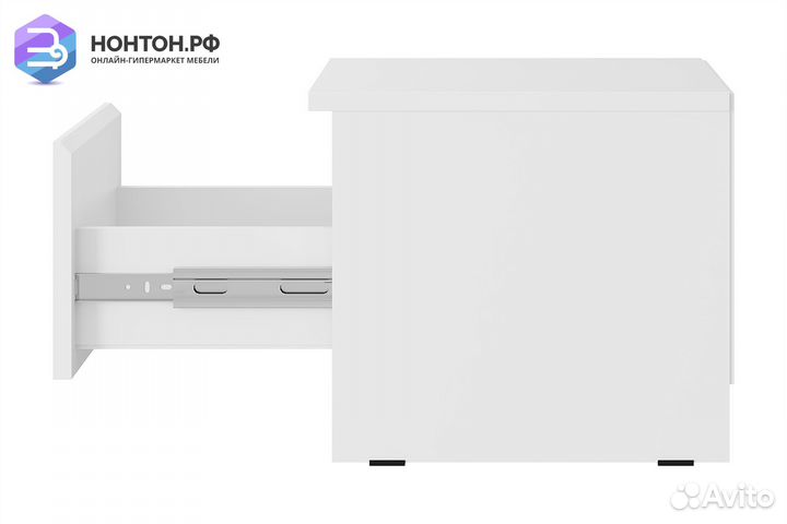 Тумба прикроватная тб-11 Симпл белый