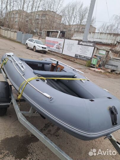 Лодка пвх гладиатор 350 нднд+ хидеа 9,8