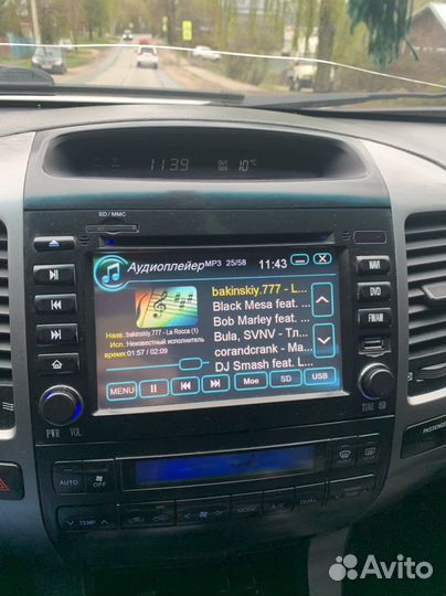 Магнитола на prado 120