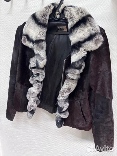 Куртка кожаная женская 42 44