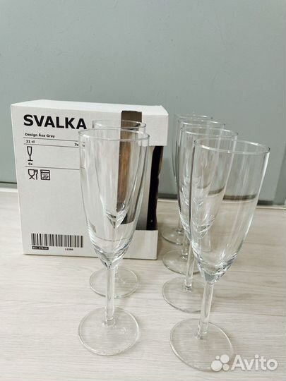 Бокалы IKEA svalka