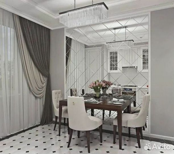 Панно зеркальное на заказ