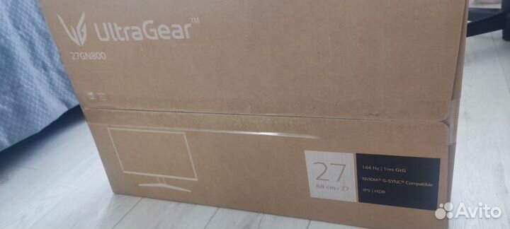 Монитор LG UltraGear 27GN800-B, 2к, 144Гц, чек, га