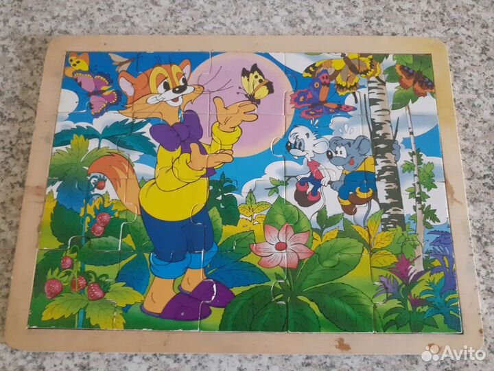 Деревянные пазлы