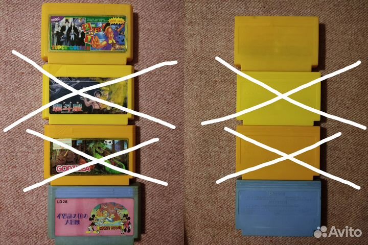 Картриджи для dendy 8 bit (часть 3)