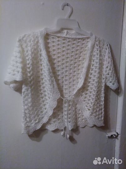 Накидка летняя вязаная 44/46