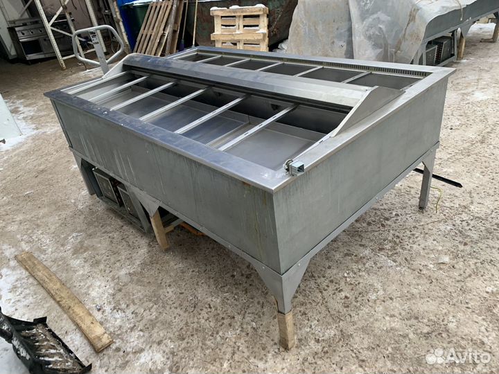 Салат бар охлаждаемый островной 2200/1200/900