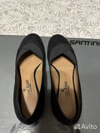 Балетки натуральная замша 36