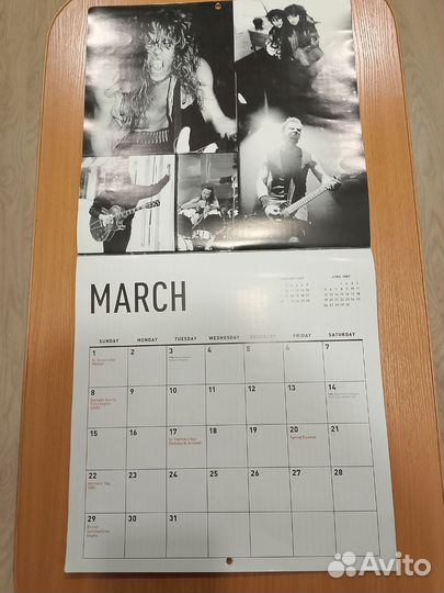 Календарь Metallica