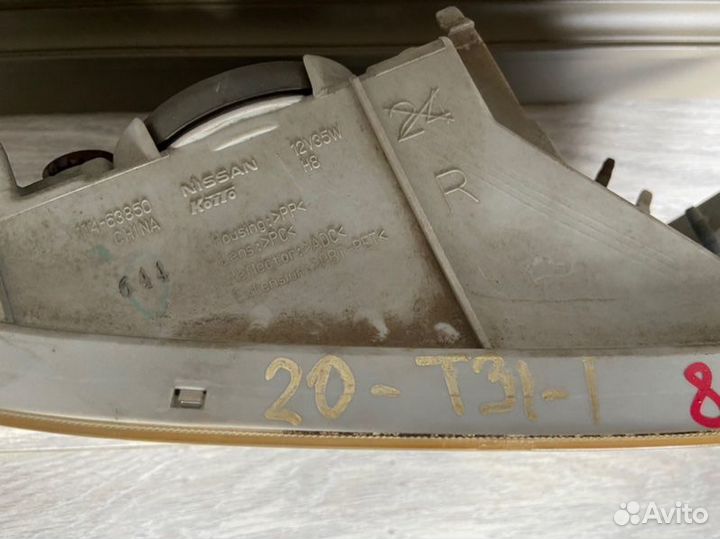 Туманка Nissan Teana J31