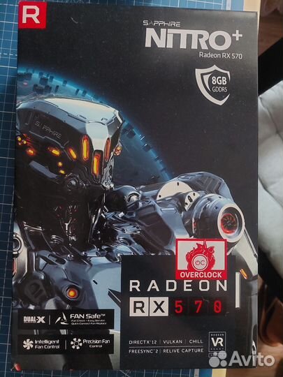 Видеокарта Radeon RX 570 Sapphire 8Gb