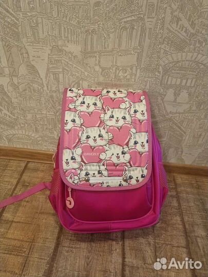 Рюкзак школьный для девочки бу