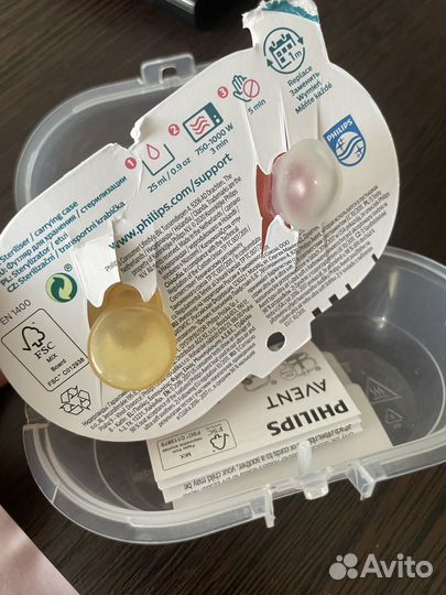 Пустышка avent 0 6