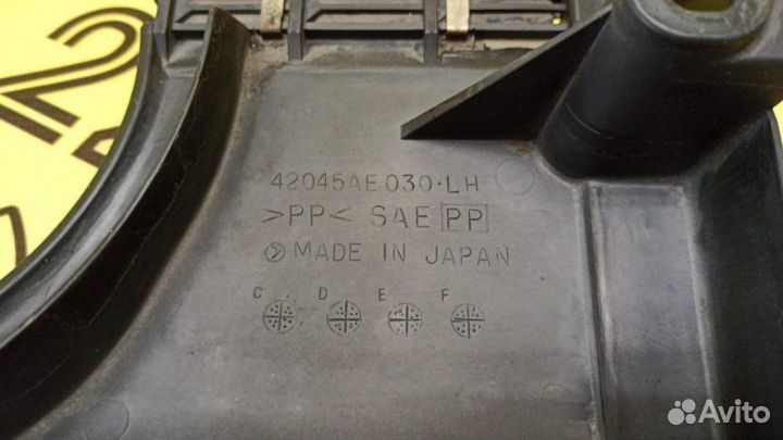 Защита горловины топливного бака левая Subaru