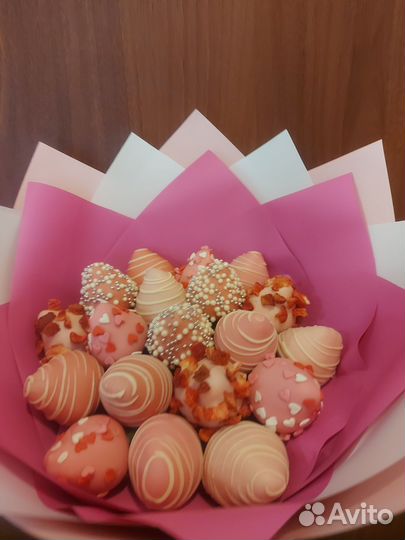 Букет из клубники в шоколаде