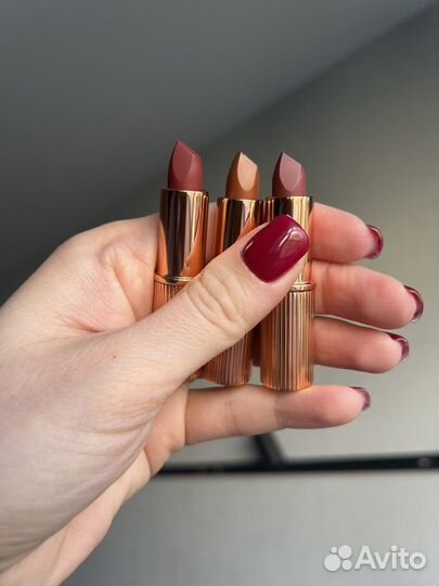 Charlotte tilbury помада набор мини 3шт