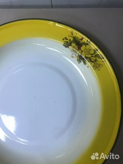 Эмалированное блюдо СССР