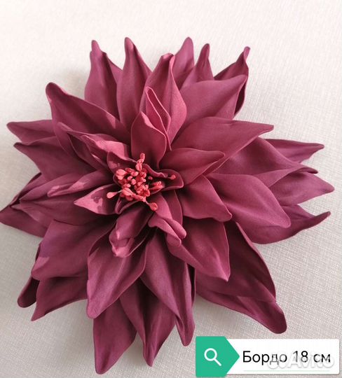 Брошь, заколка, ободок с цветком из фоамирана