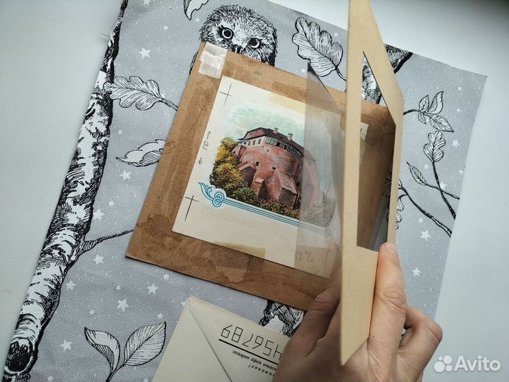 Хмк/Оригинал рисунка к конверту художника Панченко