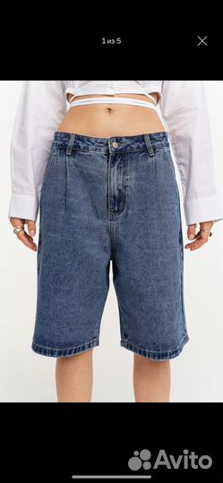 Шорты бермуды джинсовые beefre