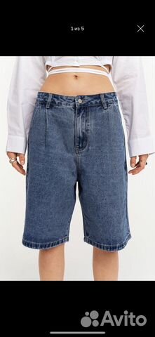 Шорты бермуды джинсовые beefre