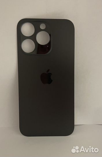 Задняя крышка на iPhone 14 Pro (черный)