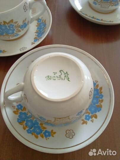 Сервиз чайный Вербилки незабудки