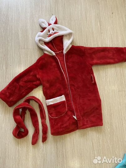 Халат детский велюровый