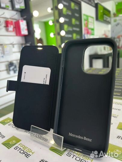 Чехол-книжка Mercedes для iPhone 14 Pro