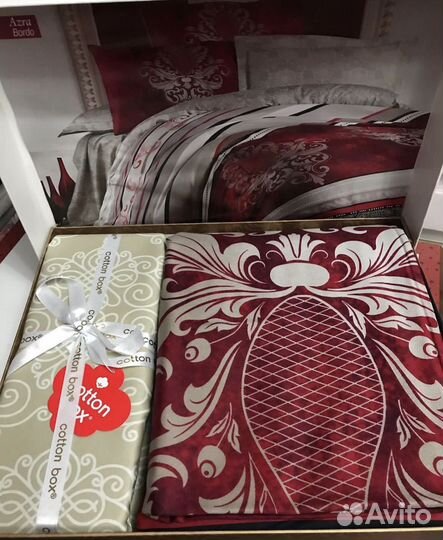 Белье постельное сатин евро