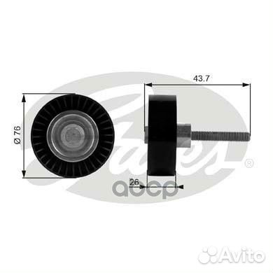 Обводной ролик привода вспомогательных а