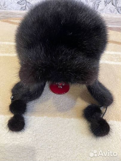 Шапка норковая женская новая