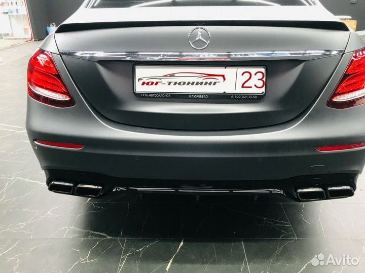 Спойлер в стиле 63 на Mercedes E W213