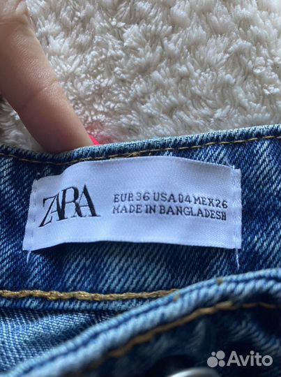 Шорты джинсовые zara, 36 размер