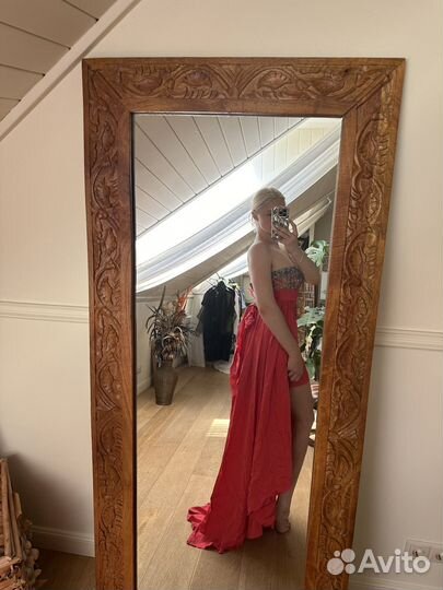 Выпускное платье с бантом