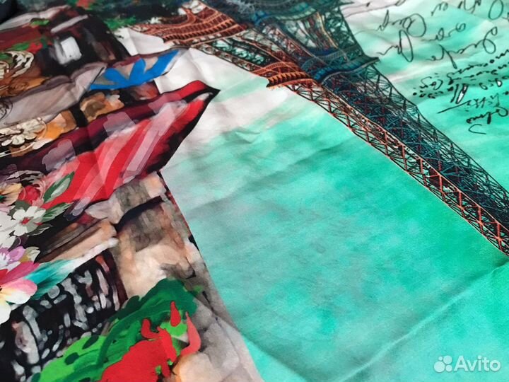 Палантин шелковый