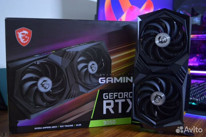 Видеокарта RTX 3050 gaming X 8gb