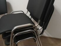 Офисный чёрный стул iso кожзам с доставкой