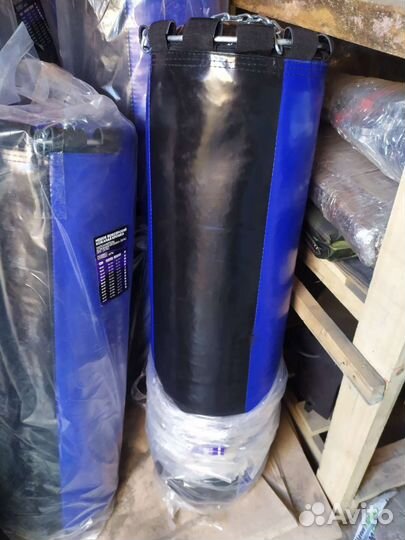 Боксерский мешок 35кг 100см кожаная крошка