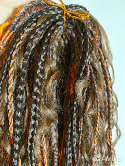 Комплект афрокос, бохокос